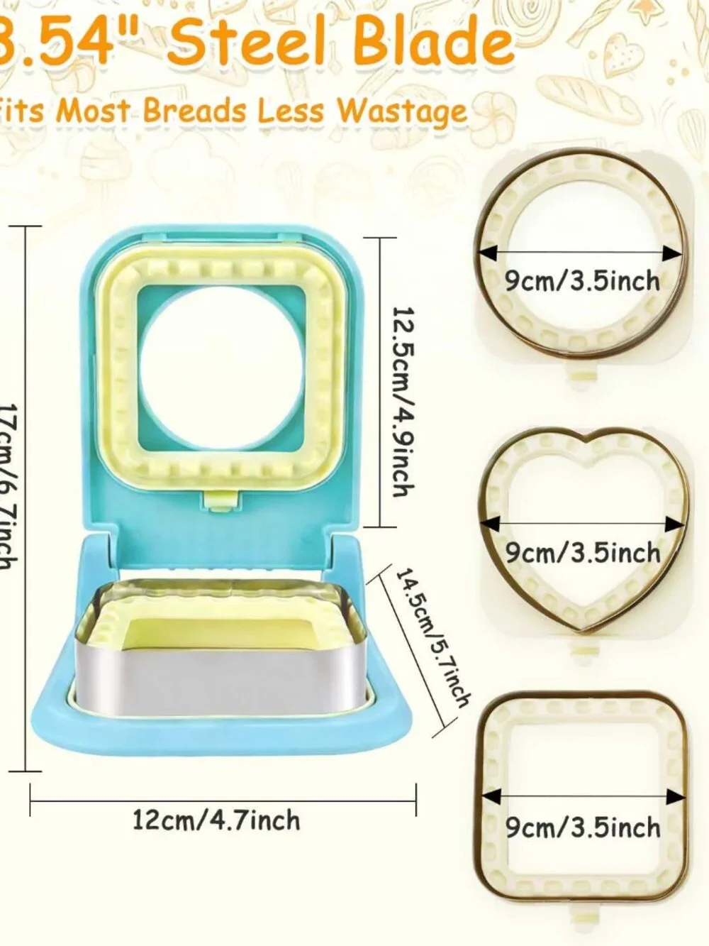 3-in-1 Uncrustable Sandwich Maker